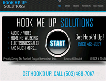 Tablet Screenshot of hookmeupsolutions.com